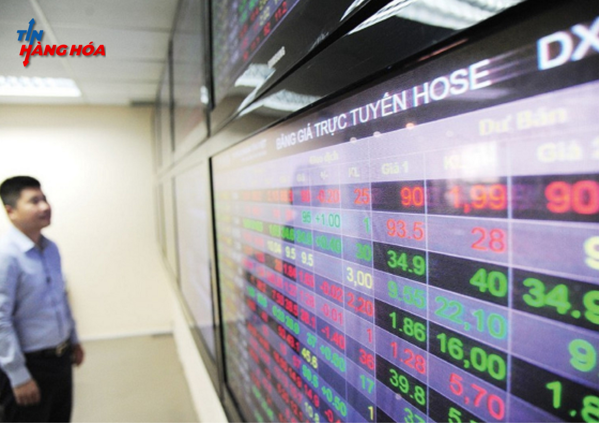 Bảng gi&aacute; trực tiếp s&agrave;n HOSE
