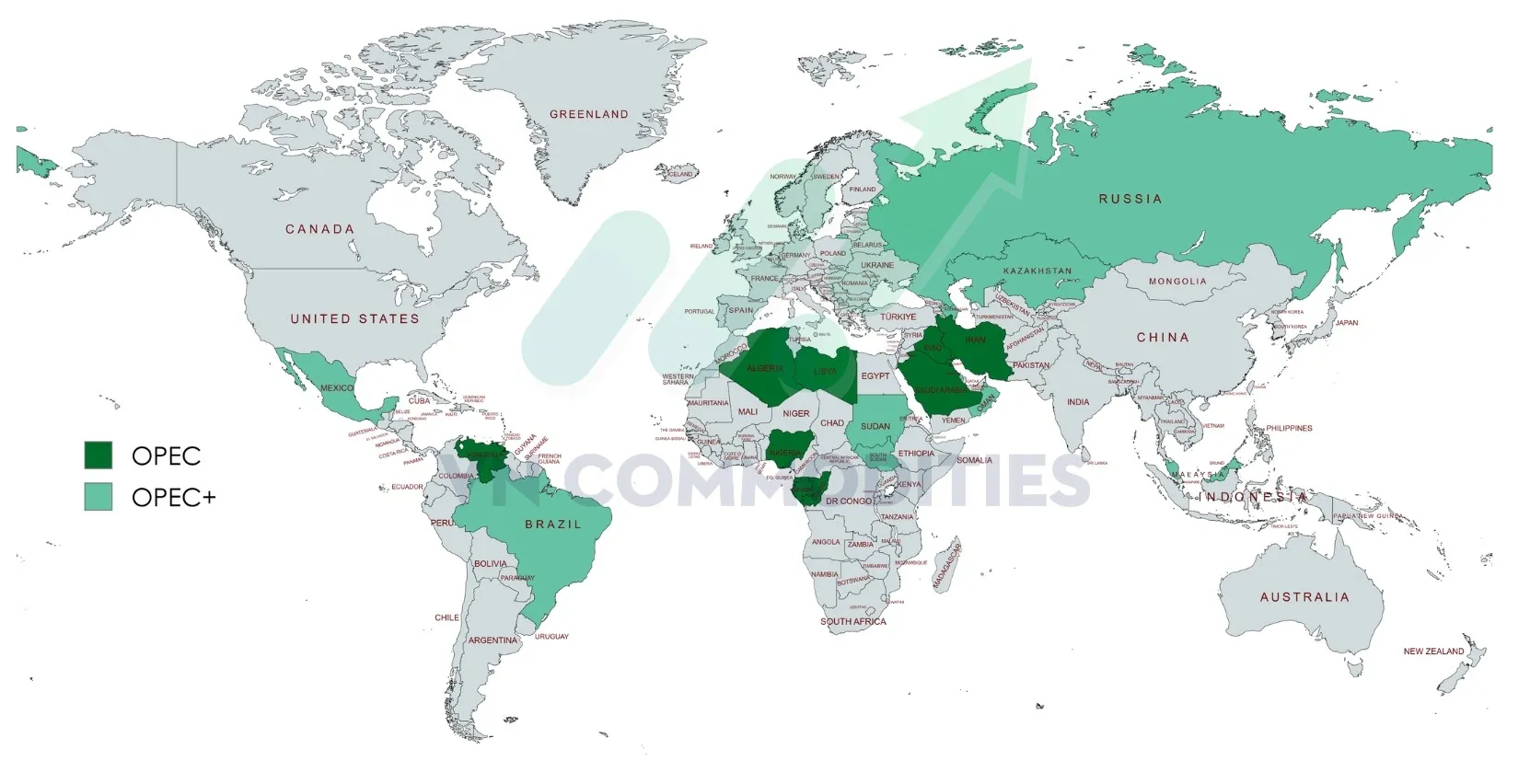 Th&agrave;nh vi&ecirc;n OPEC v&agrave; OPEC+