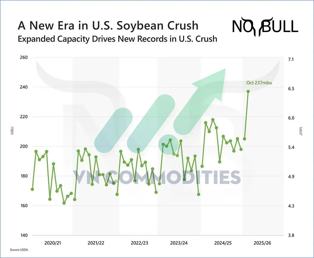 USDA cập nhật dữ liệu &eacute;p dầu 