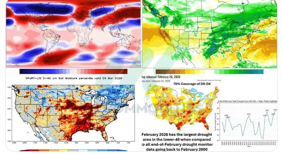 Xu hướng thời tiết Mỹ trong thời gian tới 