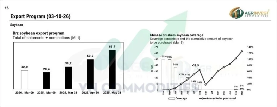 chương tr&igrave;nh xuất khẩu đậu tương Brazil 