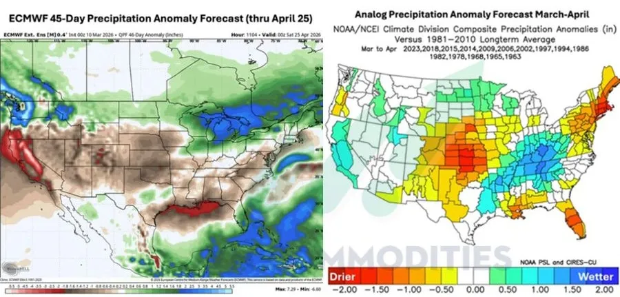 Dự b&aacute;o thời tiết tại Mỹ 