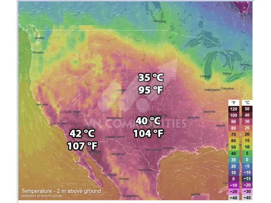 Mỹ chuẩn bị trải qua đợt nắng n&oacute;ng