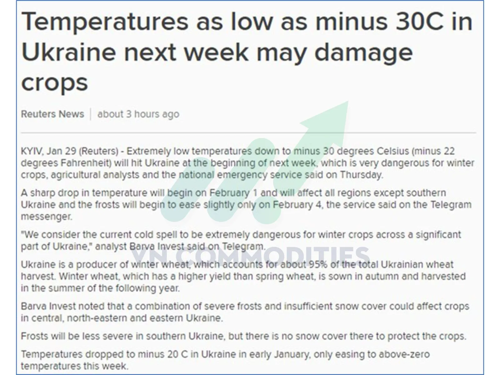 c&acirc;y trồng tại Ukraine đối mặt nhiều rủi ro 