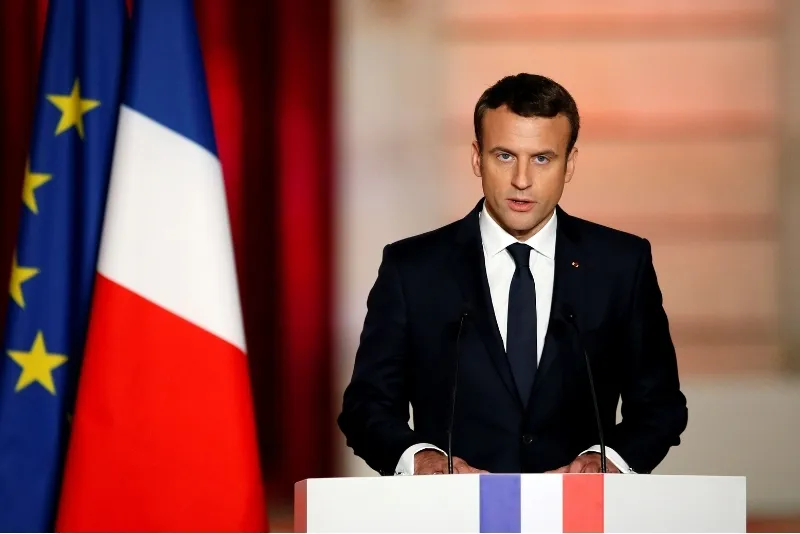 Tổng thống Ph&aacute;p Emmanuel Macron