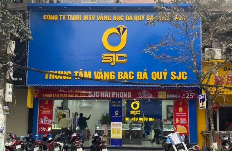 Hệ thống cửa hàng SJC