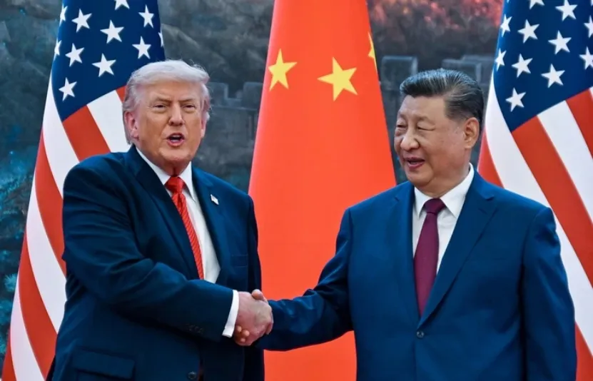 Tổng thống Mỹ Donald Trump v&agrave; Chủ tịch Trung Qu&ocirc;́c Tập Cận B&igrave;nh đ&atilde; c&oacute; cuộc gặp đầu ti&ecirc;n tại Bắc Kinh