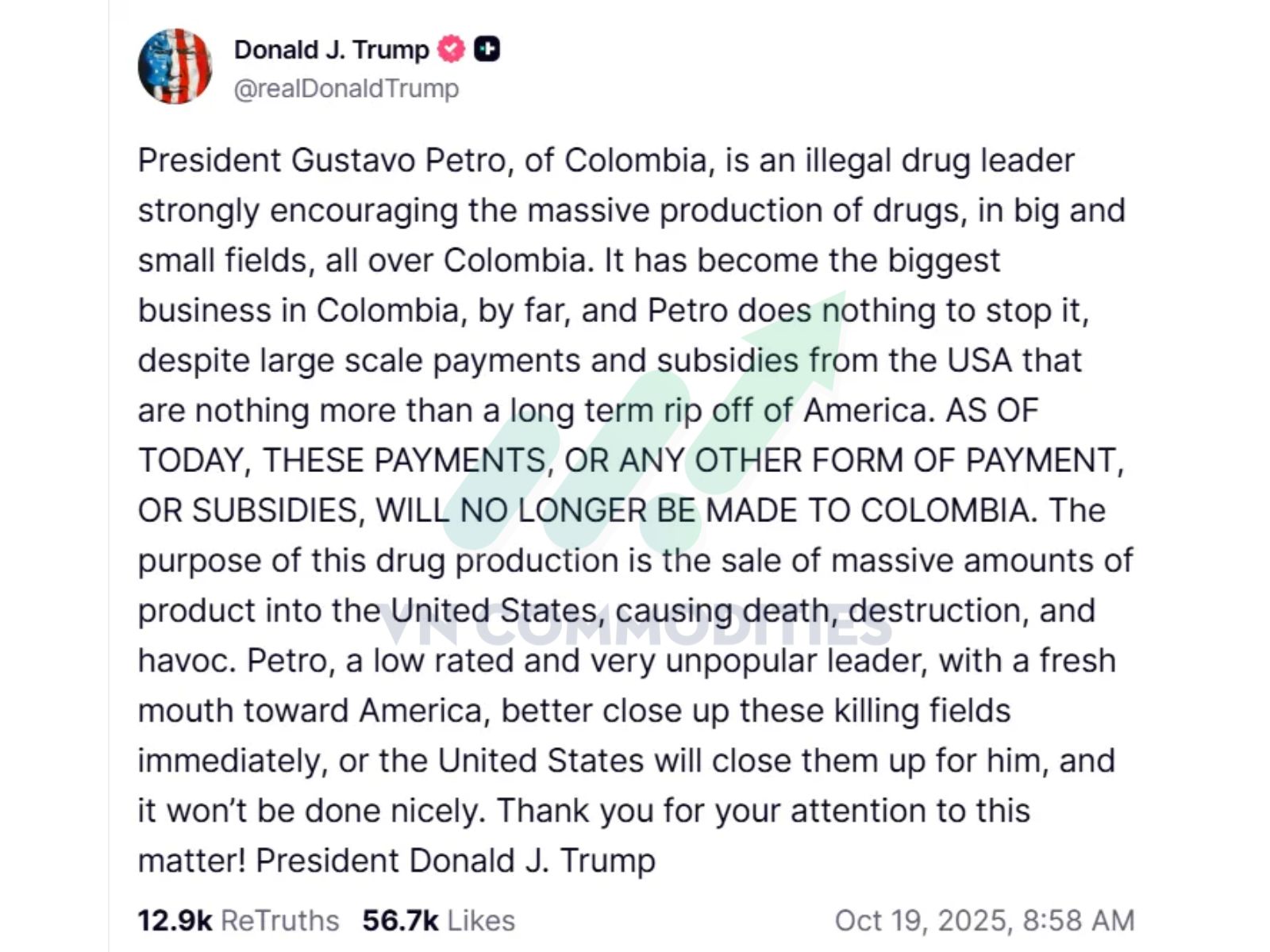 căng thẳng Mỹ - Colombia