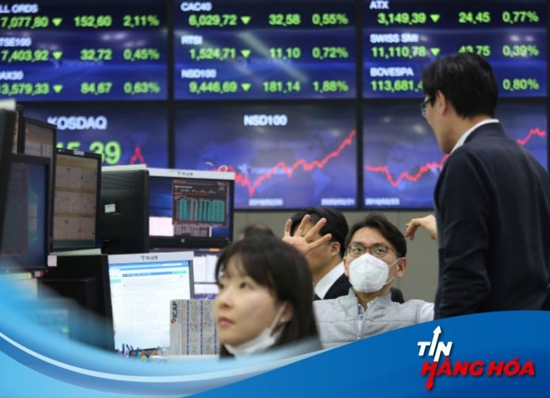 Chỉ số KOSPI của H&agrave;n Quốc tăng