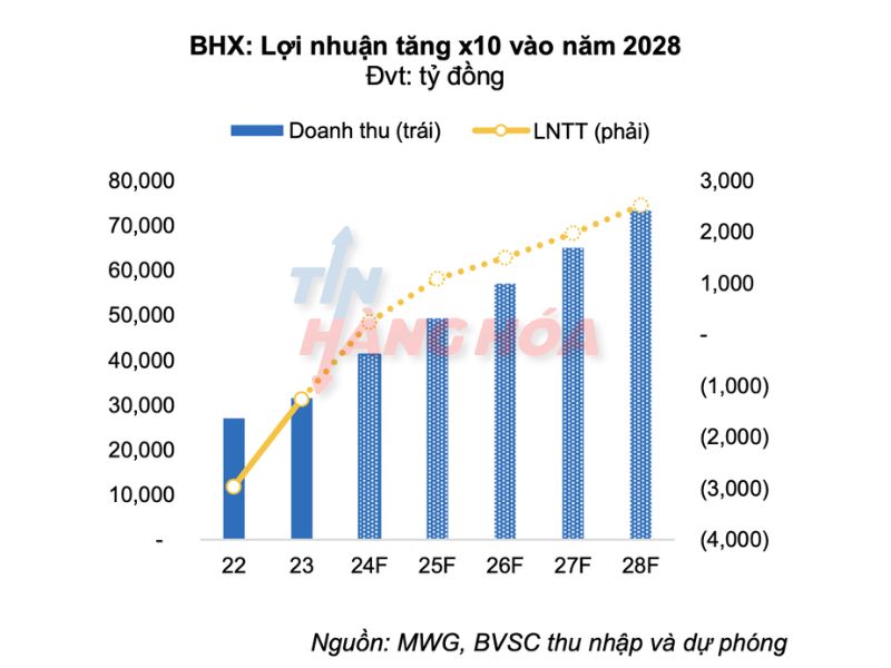 Dự đo&aacute;n BHX lợi nhuận gấp 10 lần v&agrave;o năm 2028