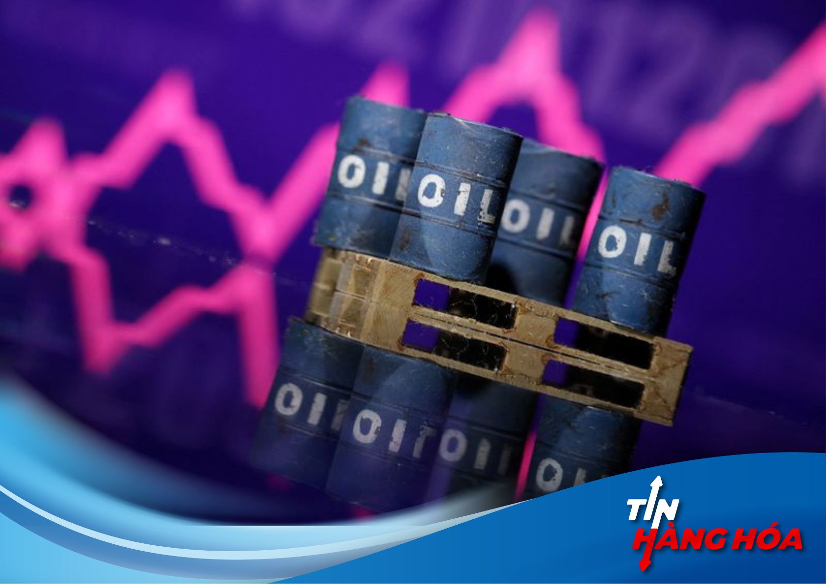  c&aacute;c th&ugrave;ng dầu v&agrave; biểu đồ dự trữ tăng