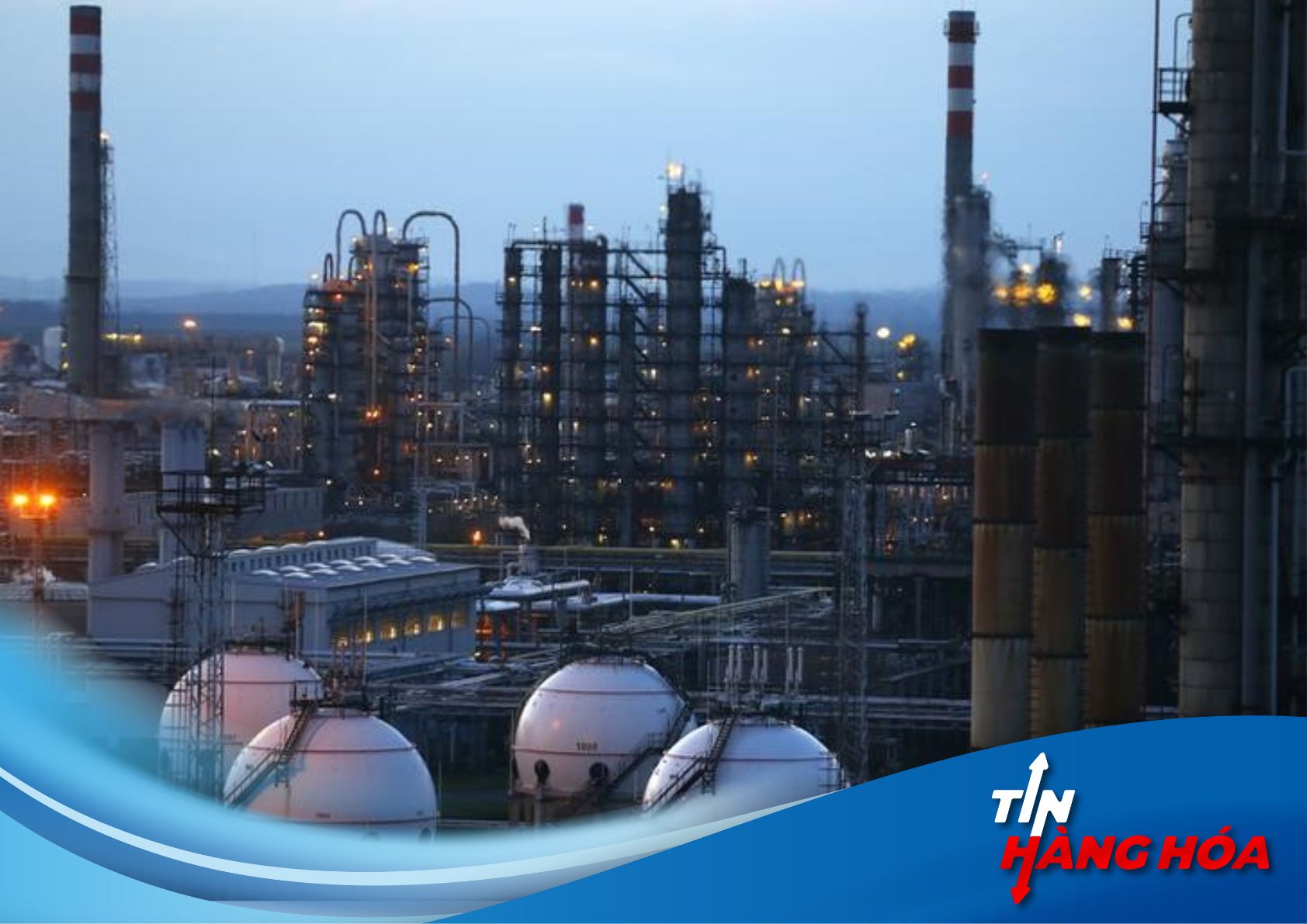 H&igrave;nh ảnh bồn chứa dầu