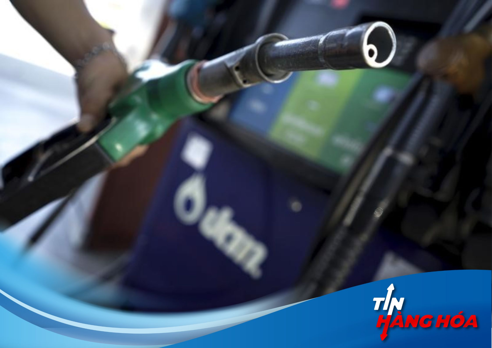 Hình ảnh được chụp từ một trạm xăng dầu