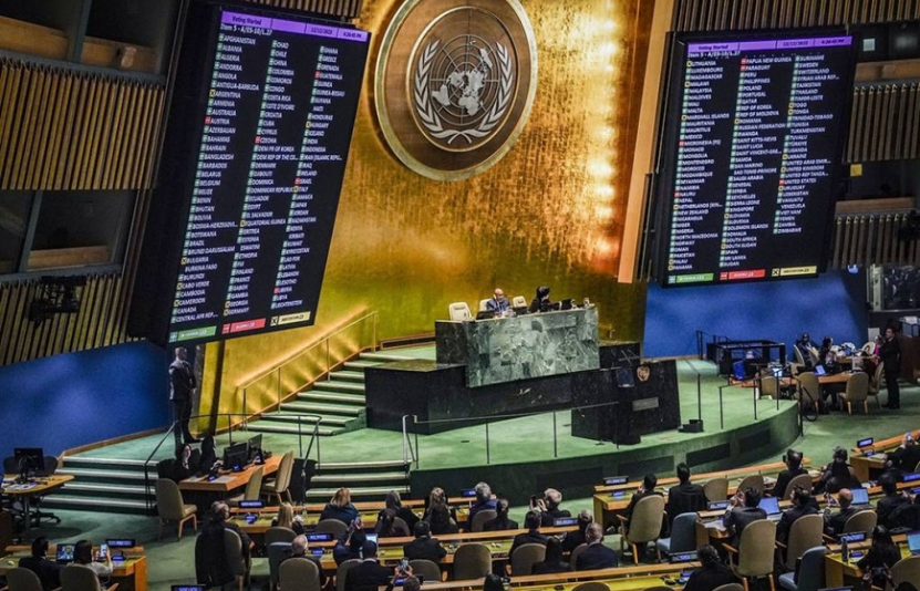 Xung đột leo thang: LHQ đưa ra nghị quyết đ&igrave;nh chiến giữa Israel V&agrave; Palestine