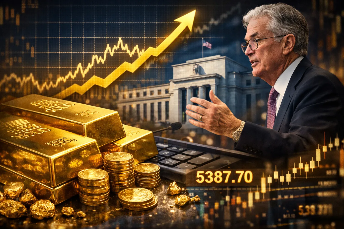 Chủ tịch Fed Powell “phớt lờ” đà tăng bùng nổ của vàng vượt 5.300 USD, khẳng định Fed không đánh mất uy tín