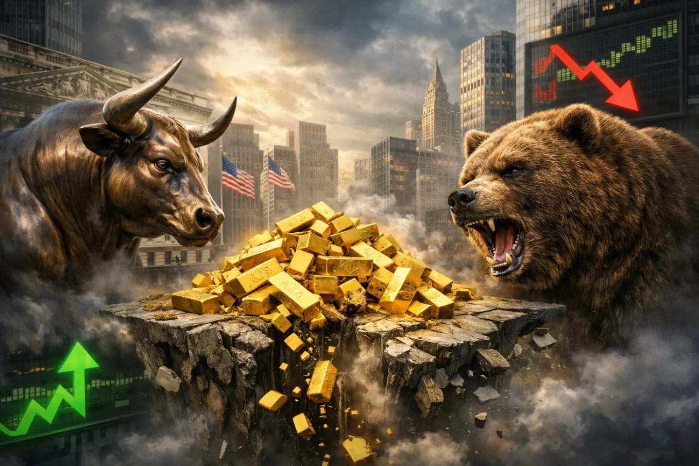 Vàng điều chỉnh mạnh nhưng xu hướng tăng dài hạn vẫn được bảo toàn