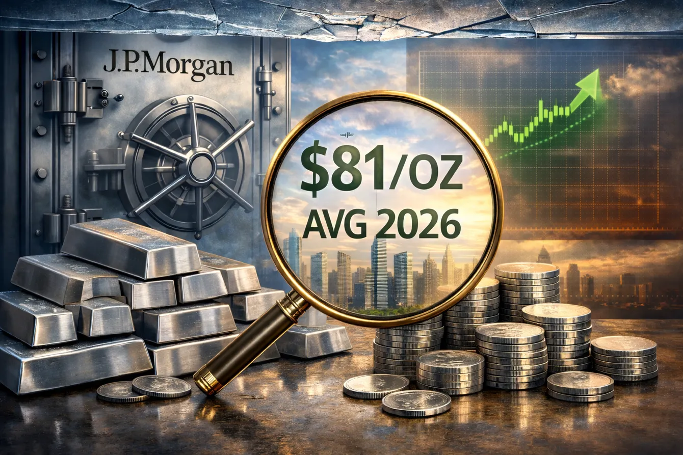 J.P. Morgan: Giá bạc có thể lập mặt bằng mới cao hơn trong năm 2026, nhưng trần tăng vẫn là ẩn số