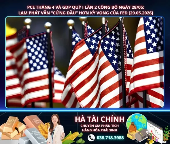PCE tháng 4 và GDP quý I lần 2 công bố ngày 28/05: Lạm phát vẫn “cứng đầu” hơn kỳ vọng của Fed