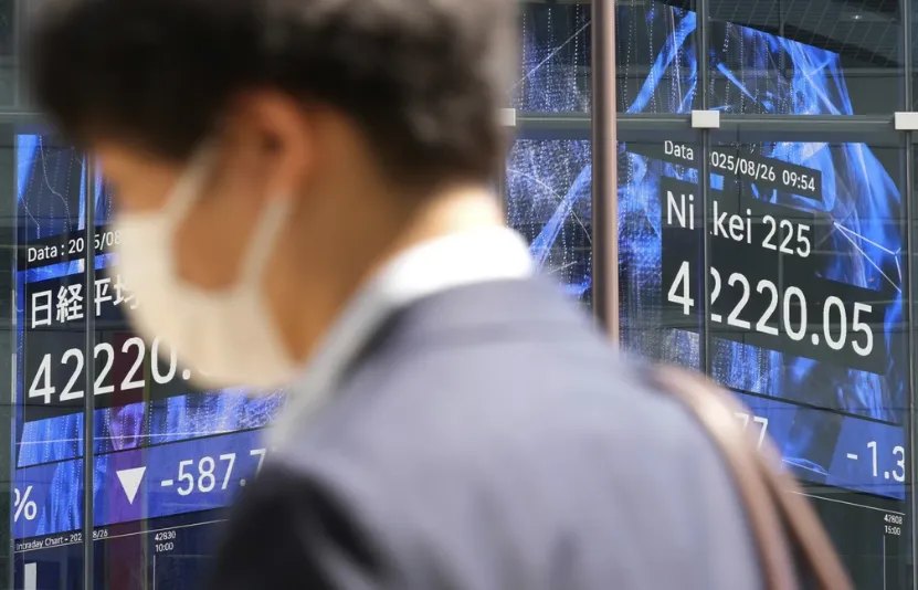 Chứng khoán châu Á giảm theo đà lao dốc của Phố Wall