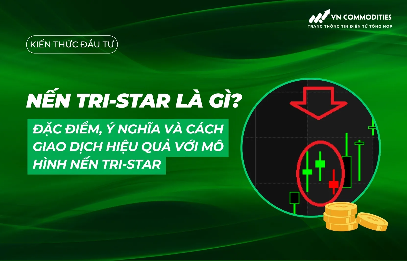 Nến Tri-Star là gì? Đặc điểm, ý nghĩa và cách giao dịch hiệu quả với mô hình nến Tri-Star