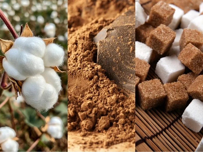 Nguyên liệu 25/5: Doanh số xuất khẩu nâng đỡ giá Bông, sản lượng Ca cao Bờ Biển Ngà tăng tốc, giá Đường kỳ vọng tạo đáy